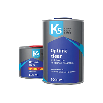 Лак K5 Optima  (1л+0,5л) в компл. с отвердителем